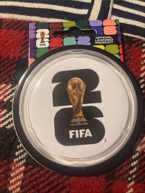 FIFA Official World Cup 2026 White & Black Badge / Accessory
